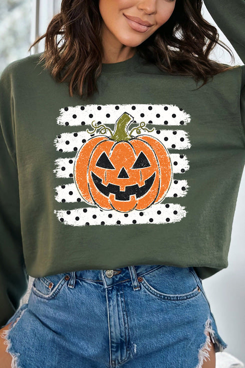 Spooky Pumpkin Pop Heavy Blend Crew Sweatshirt