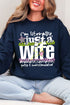 Literally Just A Wife Heavy Blend Crew Sweatshirt