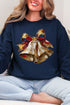 The Painted Christmas Bells Heavy Blend Crew Sweatshirt