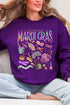 Beads, Bows, and Bourbon St Heavy Blend Crew Sweatshirt