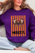 Personalized Orange Varsity Bow Heavy Blend Crew Sweatshirt