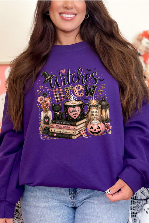Witches Brew Spells & Potions Heavy Blend Crew Sweatshirt