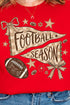 Football Season Doodle Heavy Blend Crew Sweatshirt