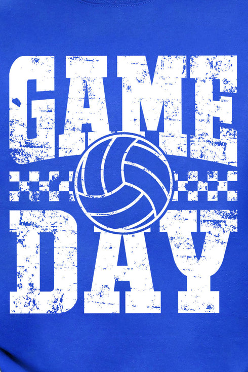 Retro Volleyball Game Day Heavy Blend Crew Sweatshirt