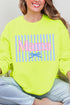 Mama Striped Heavy Blend Crew Sweatshirt