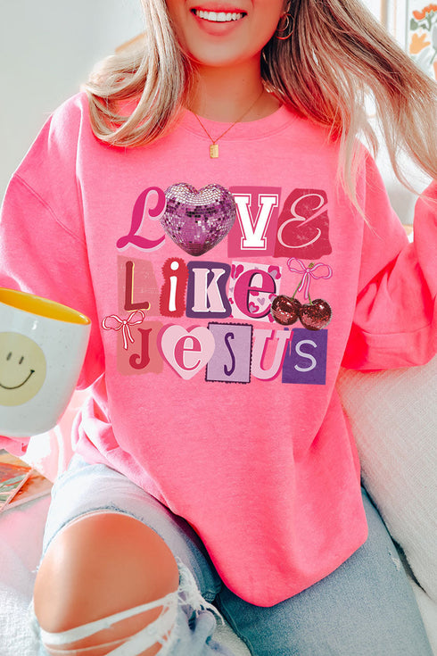 Bold Love Like Jesus Heavy Blend Crew Sweatshirt