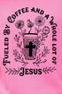 Black Coffee And A Whole Lotta Jesus Heavy Blend Crew Sweatshirt