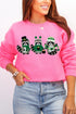 Faux Yarn Clover Crew Heavy Blend Crew Sweatshirt