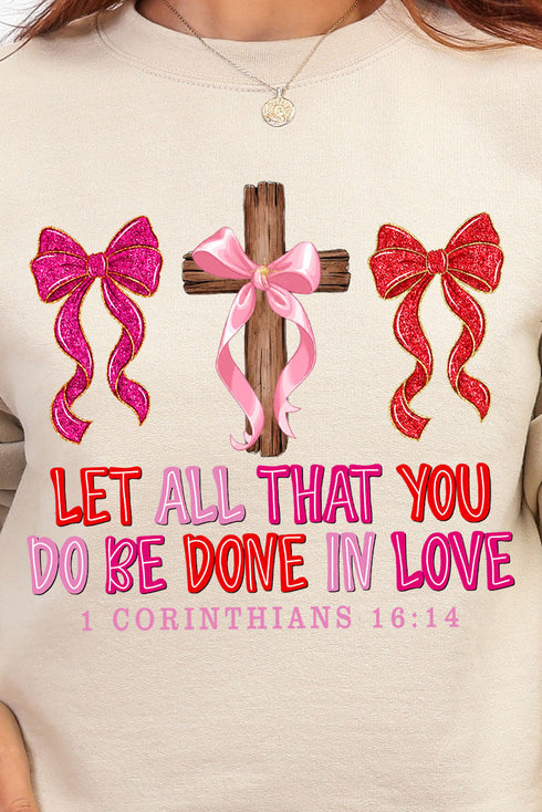 Be Done In Love Heavy Blend Crew Sweatshirt