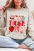 Berry Sweet Teacher Heavy Blend Crew Sweatshirt