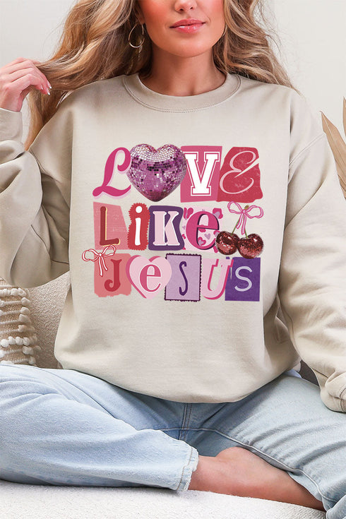 Bold Love Like Jesus Heavy Blend Crew Sweatshirt