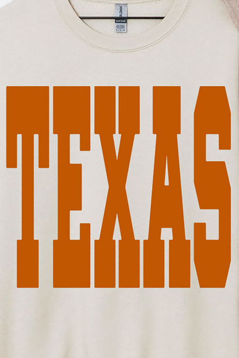 Bold Texas Heavy Blend Crew Sweatshirt