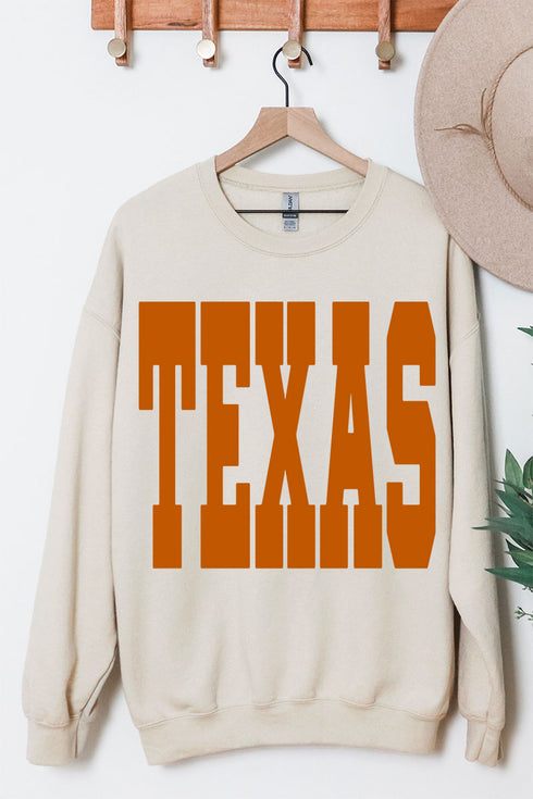 Bold Texas Heavy Blend Crew Sweatshirt