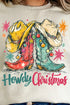 Christmas Boot Scootin' Heavy Blend Crew Sweatshirt