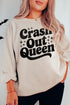 Crash Out Queen Heavy Blend Crew Sweatshirt