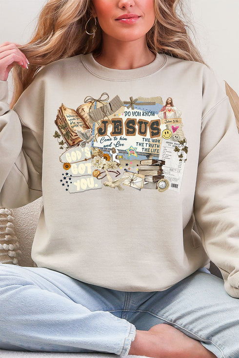 Do You Know Jesus Heavy Blend Crew Sweatshirt