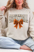 Faux Yarn Basketball Coquette Heavy Blend Crew Sweatshirt