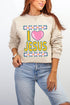 Folk Faith: I Love Jesus Heavy Blend Crew Sweatshirt