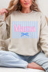 Mama Striped Heavy Blend Crew Sweatshirt