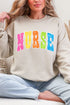 Personalized Neon Care Crew Heavy Blend Crew Sweatshirt *Choose Title