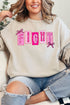 Pretty, Powerful, Pink Fight Heavy Blend Crew Sweatshirt