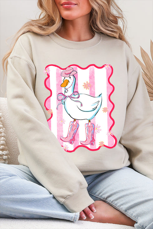 Saddle Up Silly Goose Heavy Blend Crew Sweatshirt