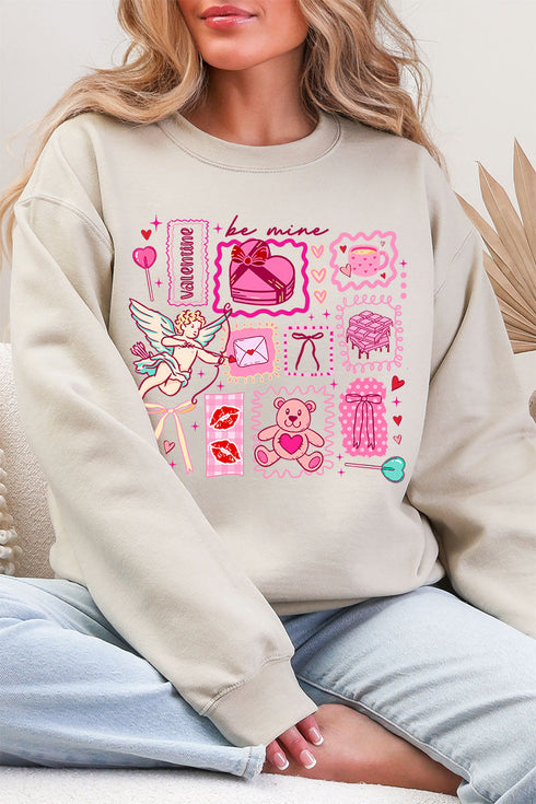 Sweetheart Stickers Heavy Blend Crew Sweatshirt
