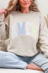 Garden Gingham Amen Heavy Blend Crew Sweatshirt