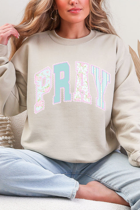 Timeless Pray Heavy Blend Crew Sweatshirt