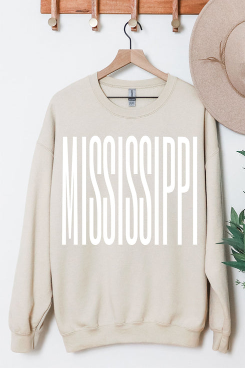 Varsity Mississippi Heavy Blend Crew Sweatshirt