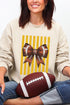 Yellow Gold Varsity Bow Heavy Blend Crew Sweatshirt