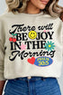 Joy In The Morning Heavy Blend Crew Sweatshirt