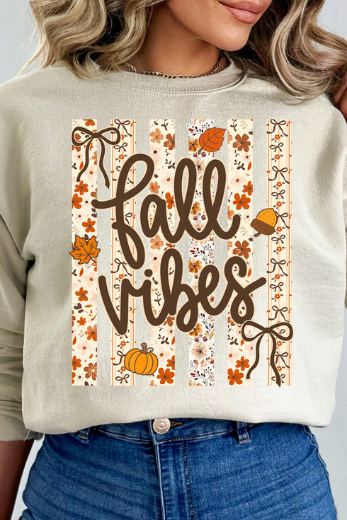 Cozy Coquette Fall Vibes Heavy Blend Crew Sweatshirt