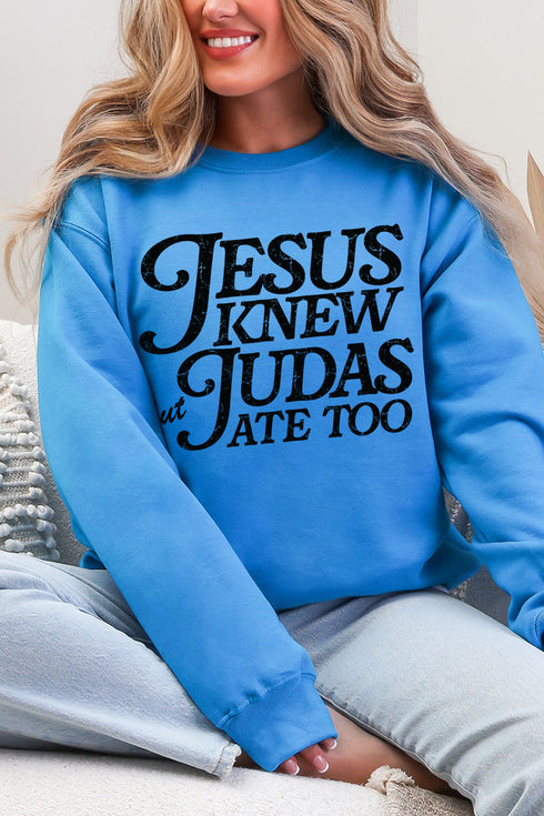 Jesus Knew Heavy Blend Crew Sweatshirt