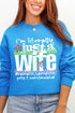 Literally Just A Wife Heavy Blend Crew Sweatshirt