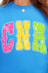Personalized Neon Care Crew Heavy Blend Crew Sweatshirt *Choose Title