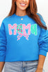 Pink And Preppy Christmas Custom Name Heavy Blend Crew Sweatshirt *Personalize Your Name
