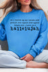 Praise You Again, Hallelujah Heavy-weight Crew Sweatshirt