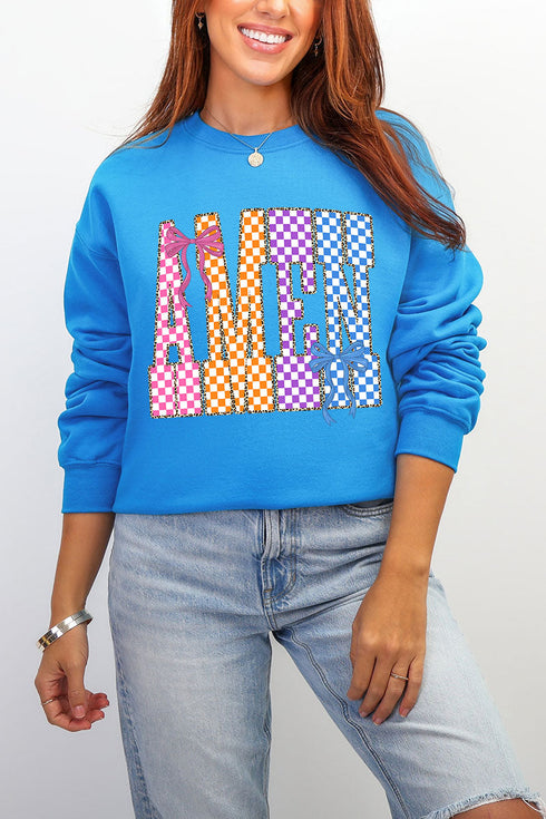 Color Check Amen Heavy Blend Crew Sweatshirt