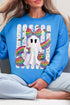 Rainbow Glam Ghost Heavy Blend Crew Sweatshirt