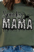 Spooky Mama Faux Embroidery Transfer Heavy-weight Crew Sweatshirt