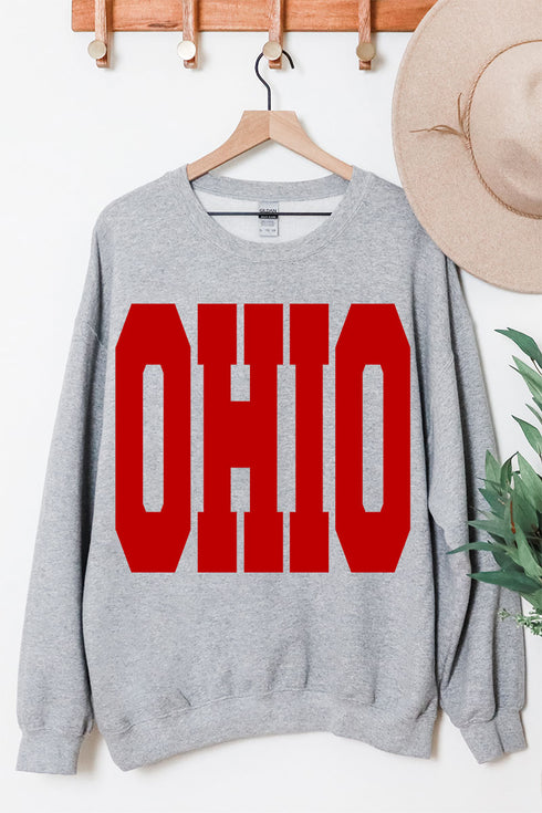 Bold Ohio Heavy Blend Crew Sweatshirt