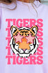 Stacked Pink Tigers Heavy-weight Crew Sweatshirt