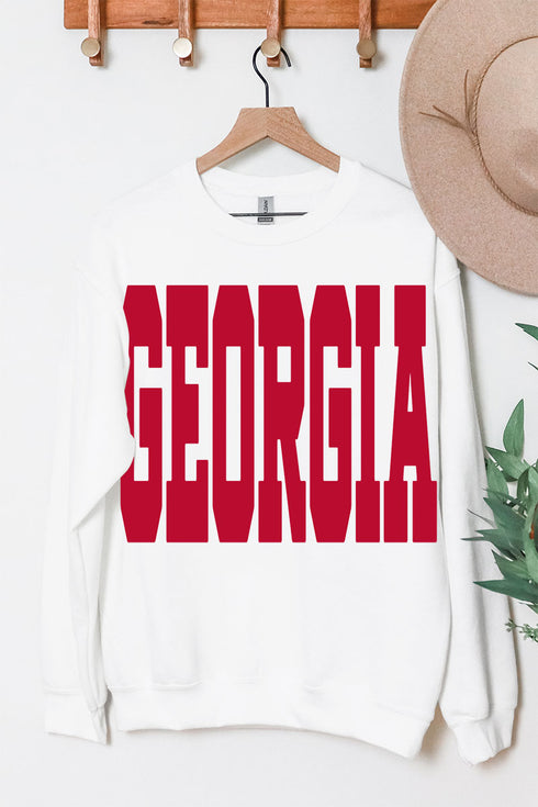 Bold Georgia Heavy Blend Crew Sweatshirt