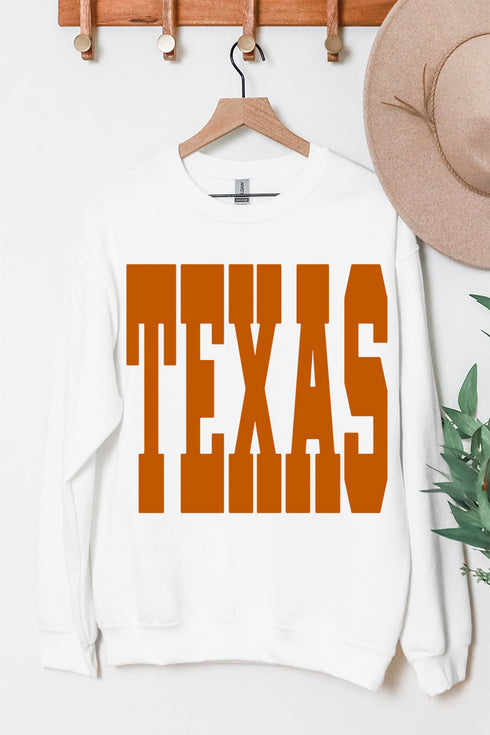Bold Texas Heavy Blend Crew Sweatshirt