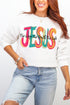 Brushstroke Jesus Heavy Blend Crew Sweatshirt