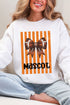 Personalized Orange Varsity Bow Heavy Blend Crew Sweatshirt