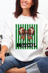 Personalized Green Varsity Bow Heavy Blend Crew Sweatshirt *Enter Mascot Name