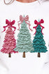 The Painted Trio Trees Heavy Blend Crew Sweatshirt