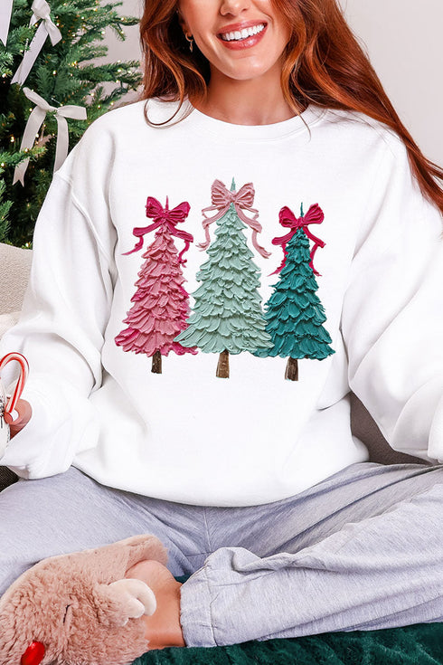 The Painted Trio Trees Heavy Blend Crew Sweatshirt